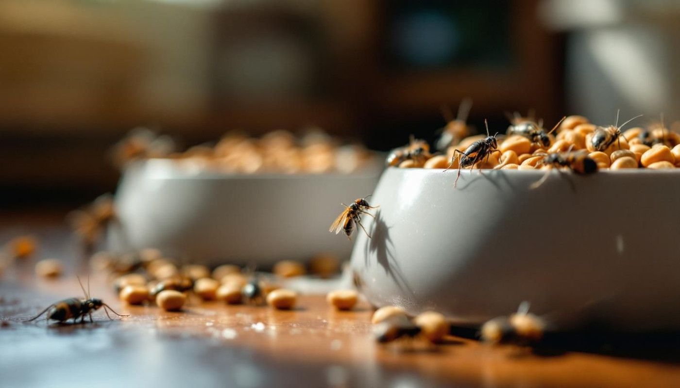 Comment les insectes révolutionnent l'alimentation des animaux domestiques ?
